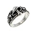 Sterling Silver Fantasy MUSHROOM Ring (Size 6,7,8,9,10,11,12)