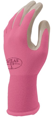 Atlas Komen Pink Nitrile Gloves L - Gardening for the Cure