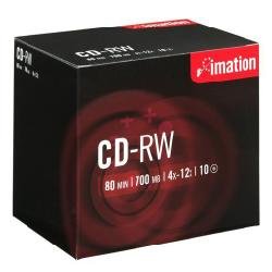 Imation 10x CDRW 700MB 80Min 1-4x JC Preisvergleich