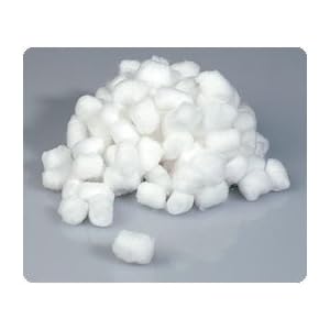 Cotton Balls Large 1000 Bag - Model 555041 by Sammons Preston