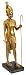 Ancient Egyptian Upper Egypt King Tut Tutankhanum Pharaoh Statue 10-inch