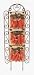 CHILI PEPPER 3-D 3 Tile Metal Wall Hanger Key Hook Towel Rack