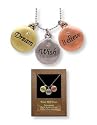 BELIEVE, WISH, DREAM Essence of Life Reversible Affirmation Necklace