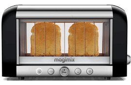 Magimix 11529 Vision Toaster 2-Slice Glass Black