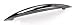 Laurey 96mm Small Modern Pull- black nickel