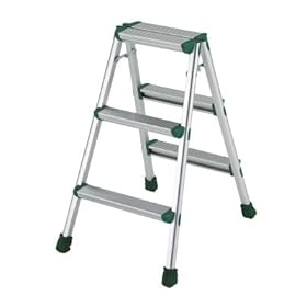 【クリックで詳細表示】TRUSCO アルミ製踏台 軽作業用・脚カバー付 3段 TAF3： 産業・研究開発用品
