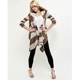 BCBGMAXAZRIA Striped Long Wrap at BCBG MAX AZRIA