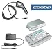 Bargaincell- 3-Piece Value Combo Pack Of Audiovox CDM-8910, CDM-8912, FLASHER V7, VOX-8610, CDM-8615 Includes: Vehicle Cigarette Lighter Power Charger with IC Chip + Home Wall Travel Plug in Ac Charger + Extended Lithium-Ion Replacement Battery