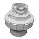 Hayward SP14953S 1-1/2-Inch MIP by 1-1/2-Inch Socket White ABS Flush Male/Female Socket Union