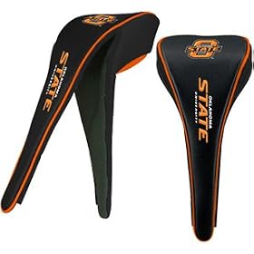 Oklahoma State Cowboys College NCAA Logo Single Magnetic Golf Driver Headcover