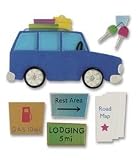 Boutique Themed Ornate Stickers: Road Trip Time