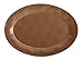 Rachael Ray Cucina Dinnerware 10-Inch x 14-Inch Stoneware Oval Platter, Mushroom Brown