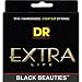 DR Strings Bass Strings, Black Beauties - Extra-Life, Black, Coated, 40-100