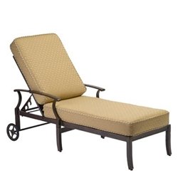 Cordova Cushioned Adjustable Chaise Lounge by