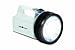 Life Gear LG432 Glow LED Mini Spotlight with Storage Compartment and Emergency Flasher, White/Red