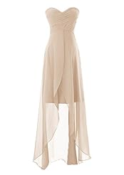 Chiffon Sweetheart Ruched Slit Evening Dress/Bridesmaid Dress/Prom Dress/Party Dress 