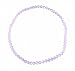 Anklet - A74 - Stretch - 4mm Swarovski (tm) Crystal Beads ~ Violet