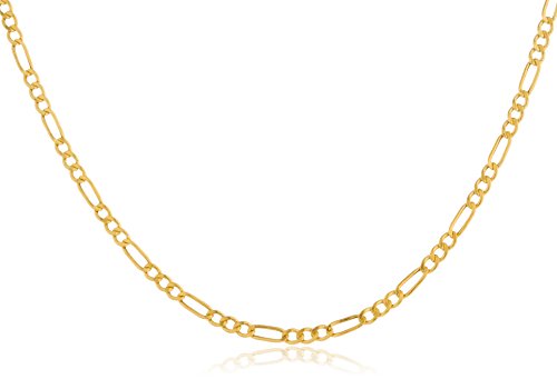 14k Yellow Gold 1.9mm Figaro Chain - 10