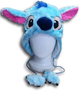 PiratePlushStore Hat Rave Cap Furry Plush Cosplay Lilo and Stitch T3