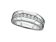 Mens 14k White Gold 1.00 ctw Diamond Wedding Band Mens 14k White Gold 1.00 ctw Diamond Wedding Band