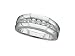 Mens 14k White Gold 1/2 ctw Diamond Wedding Band