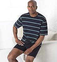 Pure Cotton Bright Stripe T-Shirt & Shorts