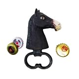 Horse Head Cast Iron Bottle Opener: Set of Two