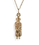 Review Bountifultreasures  / 9ct Gold Welsh Lady Pendant & Gold Chain.