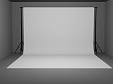 3m x 4.8m White Studio Backdrop (10ft by 16ft)