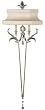 Fine Art Lamps Beveled Arcs 706950 Large Crystal 2-LT 120w (68H x 25W) Torchiere Light in Silver