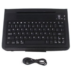 Keyboard Leather Cover Case P7300 Galaxy Bluetooth Ios 50 P7310