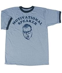 SNL Saturday Night Live Matt Foley Motivational Speaker Light Blue T-shirt Tee