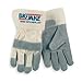 Leather Palm Gloves, XL, Gray, PR