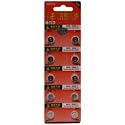 10 of AG5/393A/LR48 Alkailine Button Cell Watch Battery