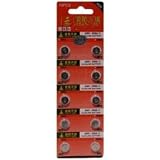 10 of AG5/393A/LR48 Alkailine Button Cell Watch Battery
