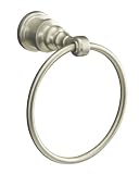 Kohler K-6817-BV IV Georges Brass towel ring with Polished or Brushed finishes, Vibrant Brushed Nick