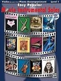 Easy Popular Movie Instrumental Solos for Strings Book & CD Violin