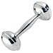 Salisbury Sterling Baby Dumbbell Rattle