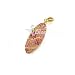 Fashionable 4GB Elves Dancing Jewelry USB Flash Drive Pink Yellow