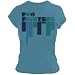 Foo Fighters 'Fader Bars' Womens / Juniors light blue t-shirt