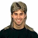 Jason Mullet Wig - Brown and Blonde