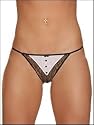 Black Tie Optional Thong Panty.