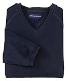 Port Authority Rib Fleece V-Neck Sweatshirt (F208)
