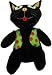 HALLOWEEN FELT BLACK CAT 10 IN