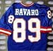 Mark Bavaro autographed New York Giants Football Jersey REPLICA Size Large (Light Signature on Clearance)
