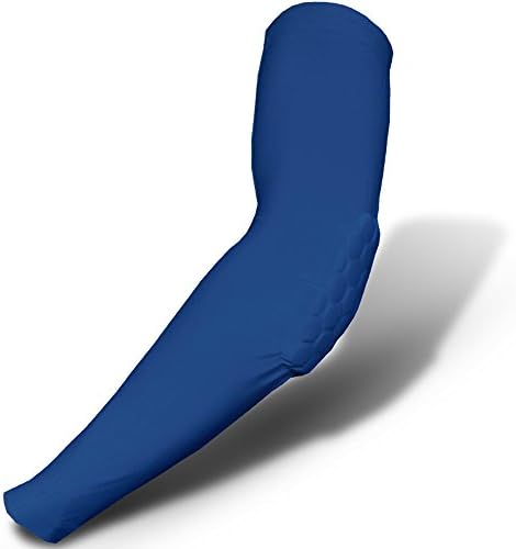 1PCS Honeycomb Pad Crashproof Cycling Basketball Shooting Arm Sleeve Elbow Support Color Navy Size M