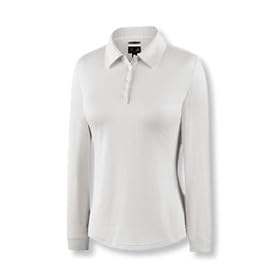 Buy adidas Ladies ClimaCool Long Sleeve Mesh Rib Polo by adidas