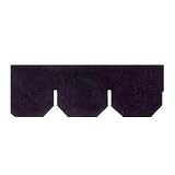 Dollhouse Miniature Black Hexagonal Butt Asphalt Museum Shingles with Granules On Sale