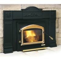 Continental Deluxe EPA Wood Burning Fireplace Insert with Cast Iron Doors - CI-1101P