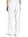 WonderWink Womens Flare Leg Cargo Medical Scrubs Pants, White, Medium US